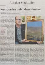 Die Cannstatter Zeitung berichtete im März 2020 über die Online-Auktion des Auktionshaus Yves Siebers in Stuttgart.