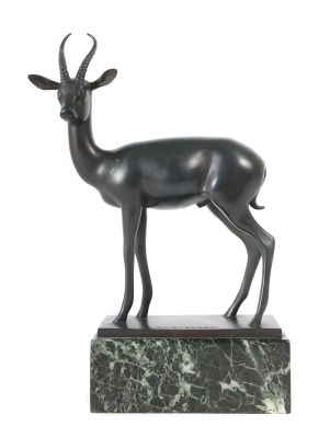 Armand Petersen, Antilope, moderne Skulpturen
