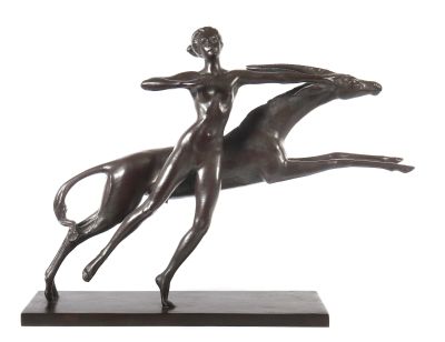 Fritz Behn, Diana mit Gazelle, Moderne Skulpturen