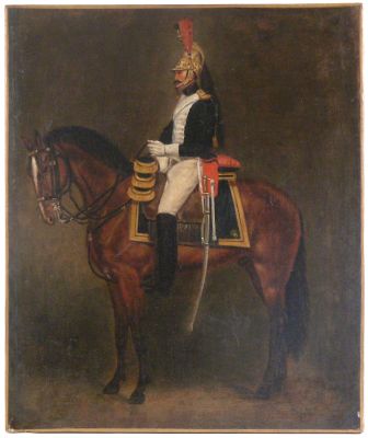 Horace Vernet, Offizier zu Pferd, Gemälde
